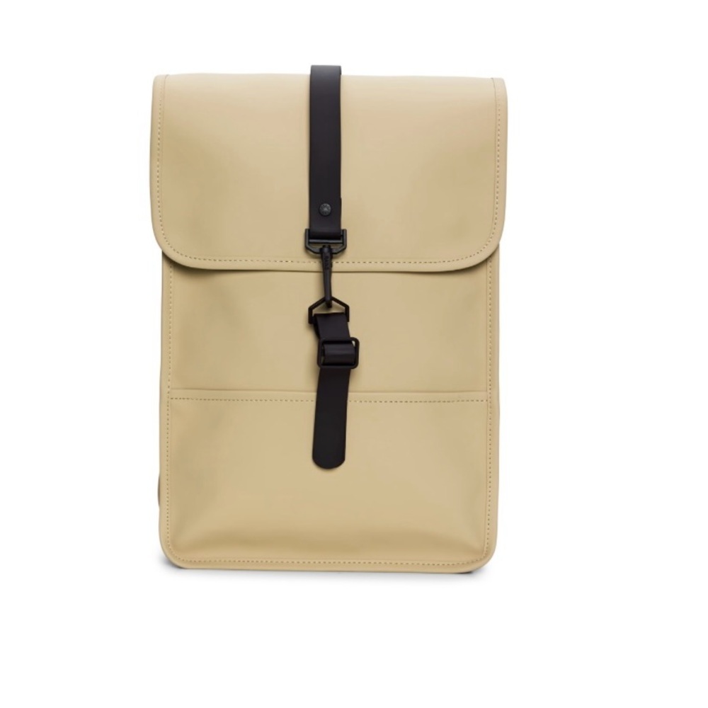 RAINS Tan (Sand) Backpack Mini - Picture 3 of 6